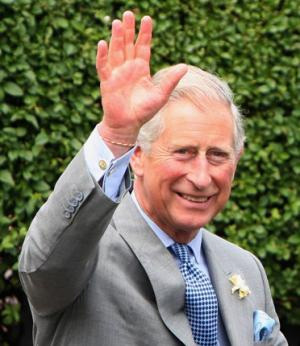 Prince Charles's right hand.